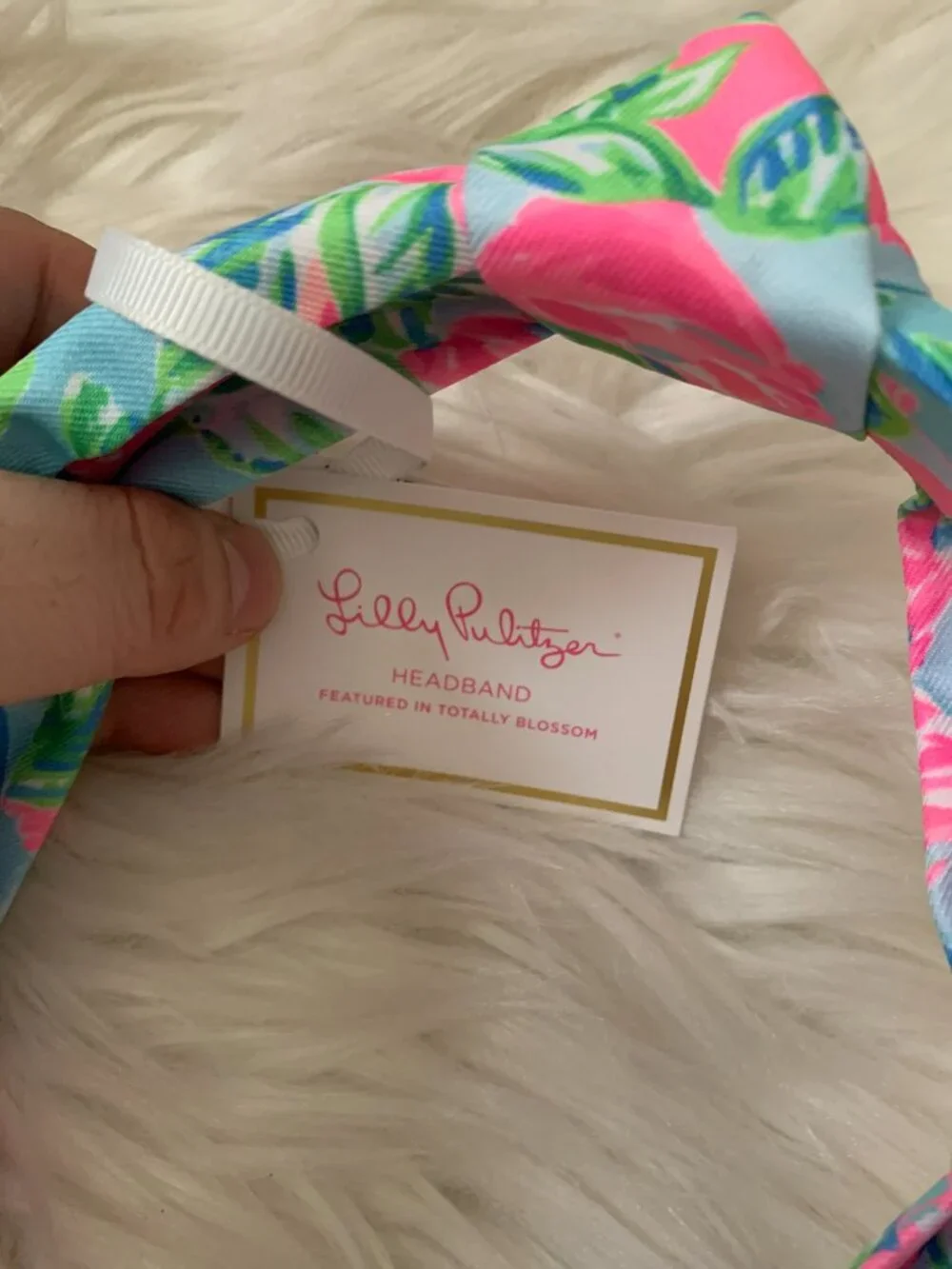 LILLY PULITZER Totally Blossom Knotted Headband